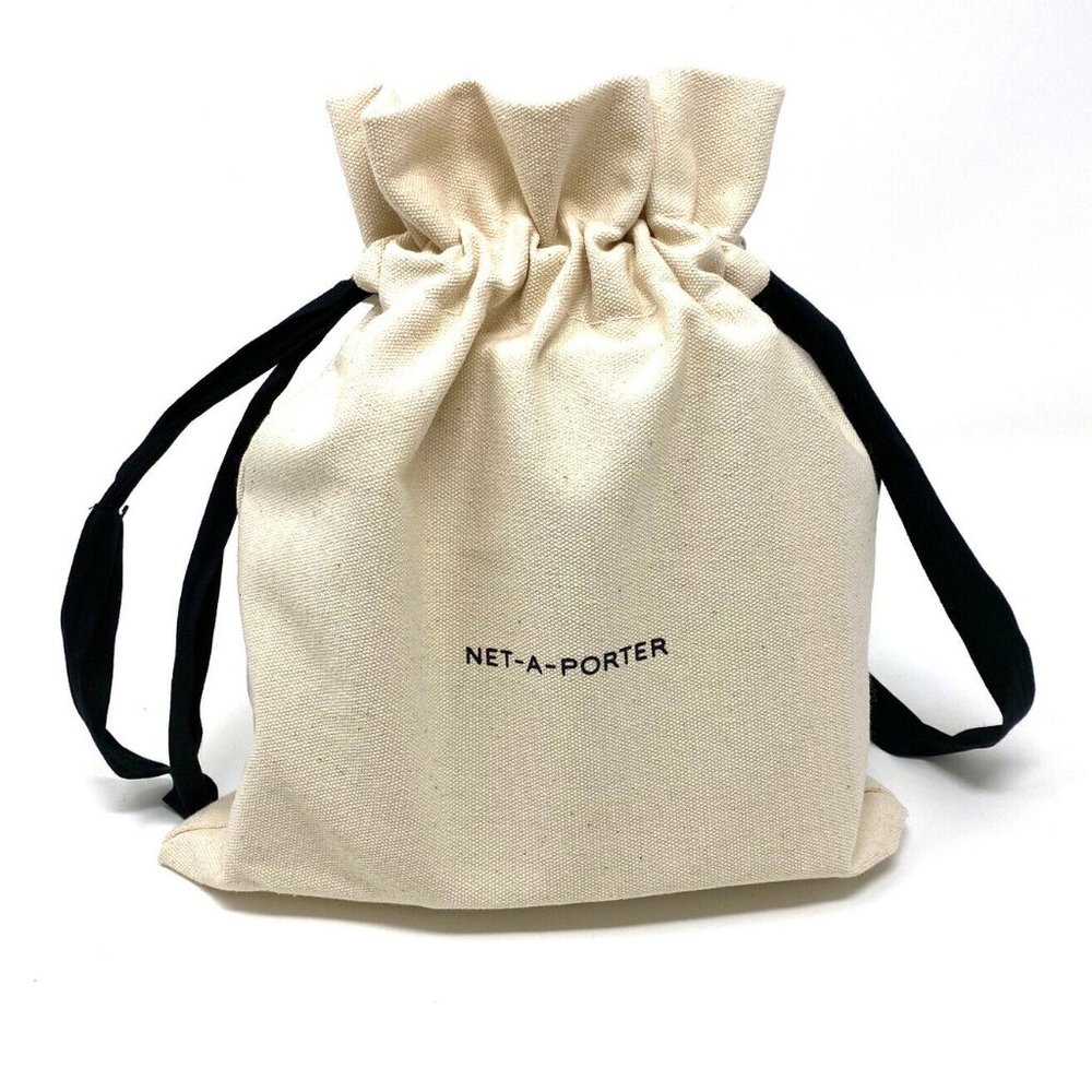 Net-A-Porter Cloth/Canvas Cosmetic Case Travel Makeup Bag Pouch with Drawstring
